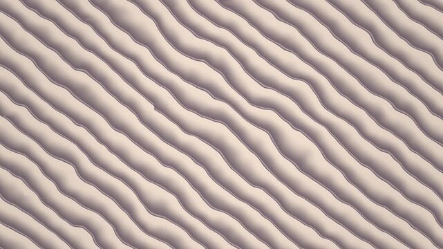 Abstract wavy sand dunes texture with soft shadows and highlights in a diagonal pattern