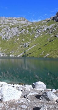  Landscape on the Ritorto Glacial lake