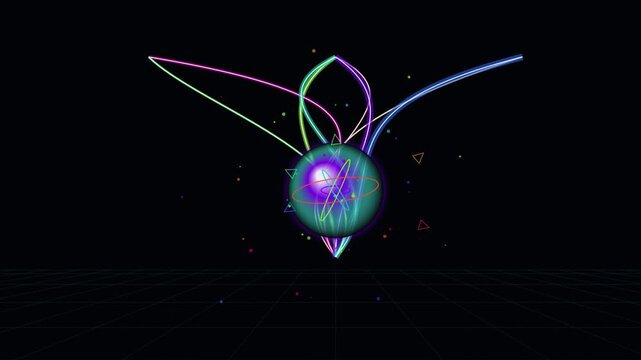 easter egg with flowers