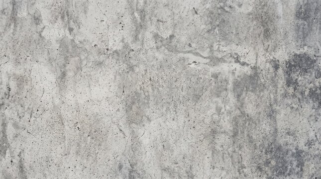 Close up of a weathered grey concrete surface with natural cracks and rough industrial texture