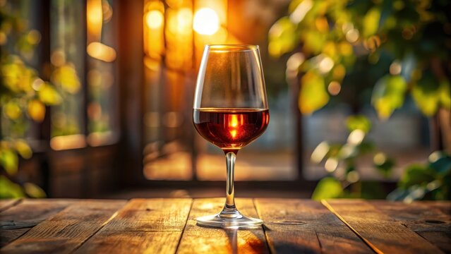Glass of port wine
