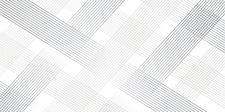 Abstract oblique stripe diagonal black and white line gradient fabric transparent diagonal line cloth. grid striped seamless pattern fabric design. geometric square stripe line background.	
