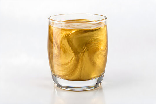 Glass of liquid gold