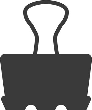 Binder Clip Icon , vector design