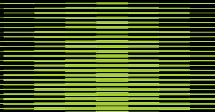 Abstract green horizontal lines forming modern design for digital background and technology concepts.