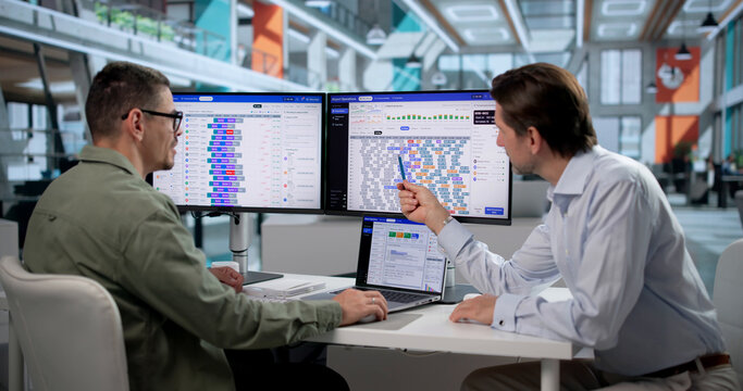 Airline Operations Manager Carefully Plans Flight Schedules