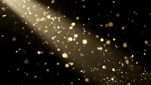 Elegant abstract background with glowing pearls and bokeh lights for luxury design