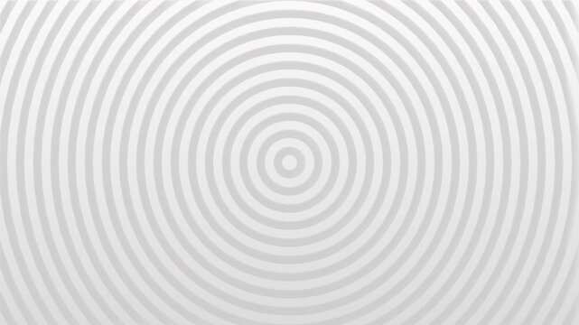 Minimal white and gray concentric rings create a subtle embossed geometric pattern