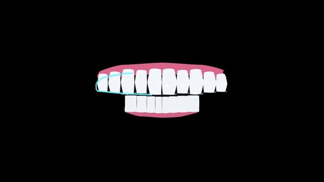 pixel teeth, dental floss, healthcare, hygiene, dentistry, clean, mouth, smile, medical, tooth