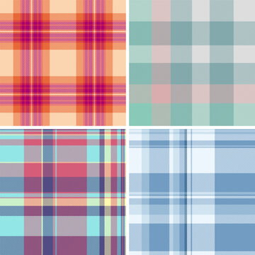 Seamless British-inspired plaid pattern pack. Ideal for lumberjack shirts, casual jackets, scarves, home textiles, and digital backgrounds.