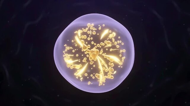Continuous Mitophagy Recycling and Energy Granulation Loop