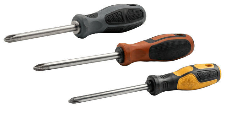 Essential toolkit features three ergonomic screwdrivers for