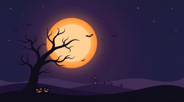  Happy Halloween vector illustration