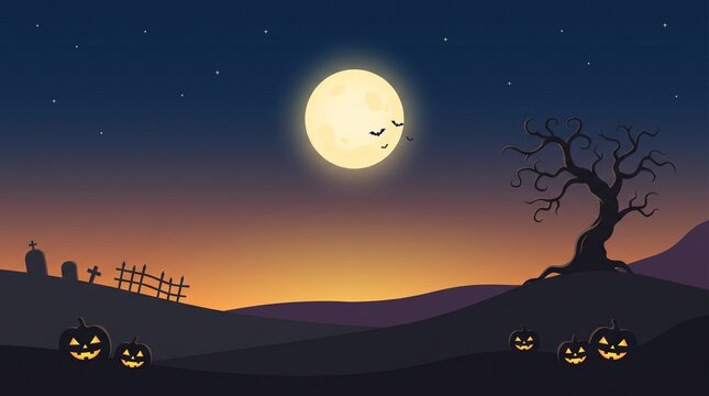  Happy Halloween vector illustration