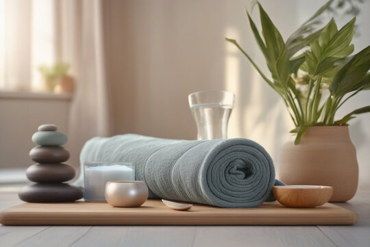 Wooden cutting board for wellness kitchen