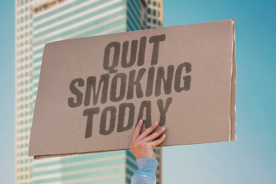 "Quit smoking today" Practical steps for tobacco cessation. SMOKING. QUIT. TOBACCO. CESSATION. HEALTH.