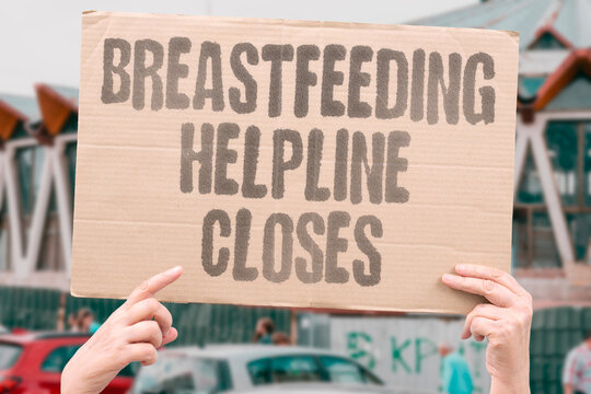 "Breastfeeding helpline closes" Mothers lose vital feeding advice. BREASTFEEDING. HELPLINE. CLOSURE. MOTHERS. ADVICE.