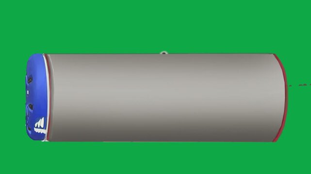 Animated Tunnel Boring Machine TBM Excavating Underground Tunnels, 3D Industrial Construction Machinery Animation for Subway and Infrastructure Projects