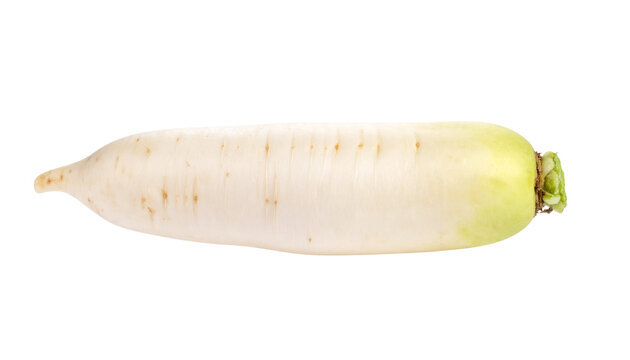 a radish isolated on transparent background, PNG.