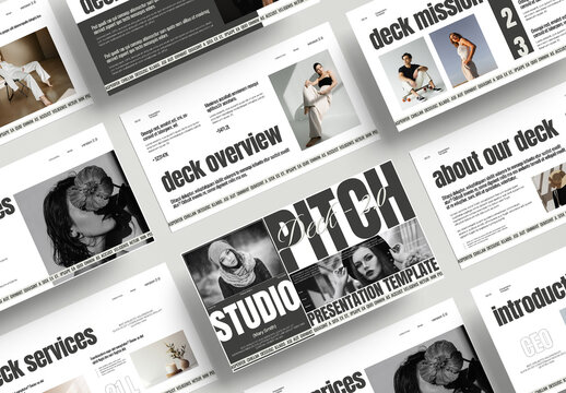 Studio Pitch Deck Presentation Template