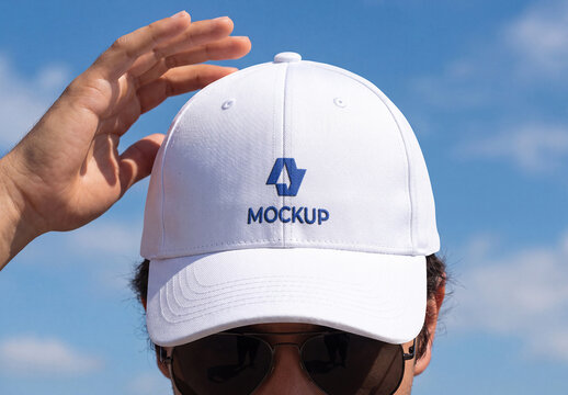 Embroidered Baseball Hat Mockup