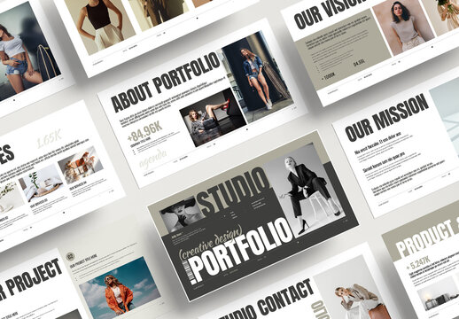 Creative Studio Portfolio Presentation Template