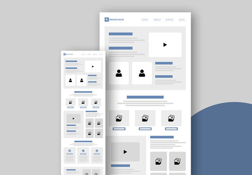 Wireframe Template Layout