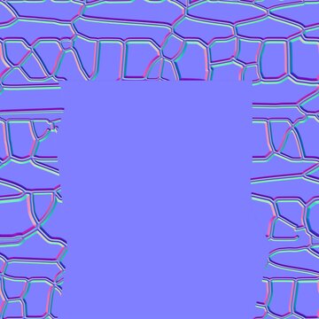 Voronoi Style Cellular Texture Normal Map