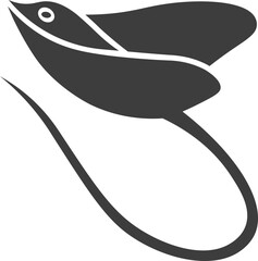 Minimalist ray fish Graphic Illustration © ChattPan