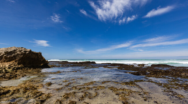 spectacular rocky coastline of De Hoop Nature Reserve, Western Cape, South Africa