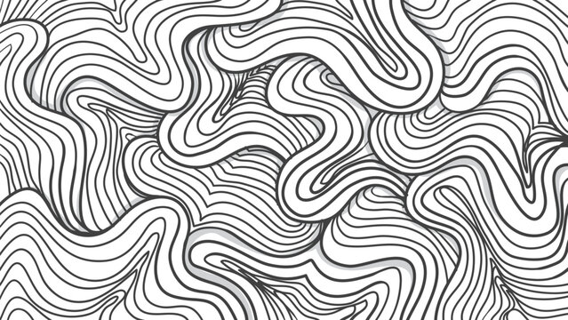 Abstract flowing lines vector design for modern backgrounds and artistic compositions