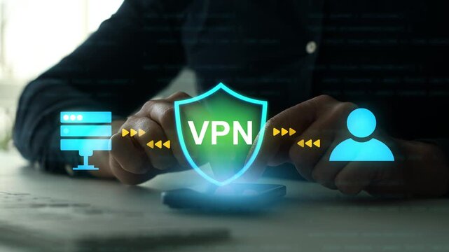VPN connection protecting online privacy, encrypting internet traffic and securing personal data across digital networks.