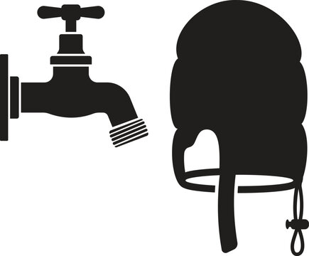 Insulated Outdoor Faucet Cover for Winter Freeze Protection
