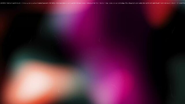 Retro analog VHS glitch background featuring colorful light leaks and VCR tracking distortion effects for vintage video overlays and abstract motion graphics