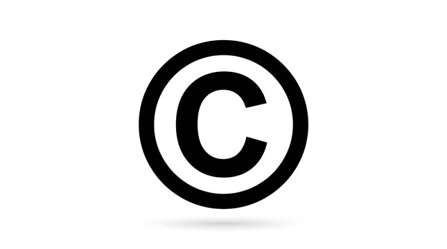 Legal copyright mark for brand identity and intellectual property rights on a white background.