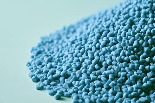 Blue Plastic Pellets for Industrial Manufacturing