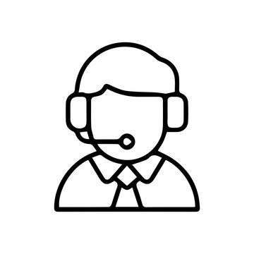 Customer service agent icon