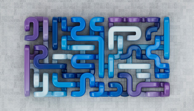 3D Blue Maze Network
