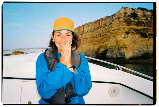 Smiling Boat Passenger