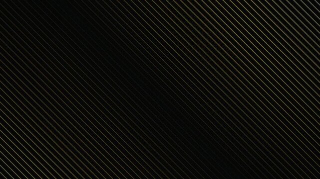 Golden diagonal pinstripes shimmer seamless loop abstract background