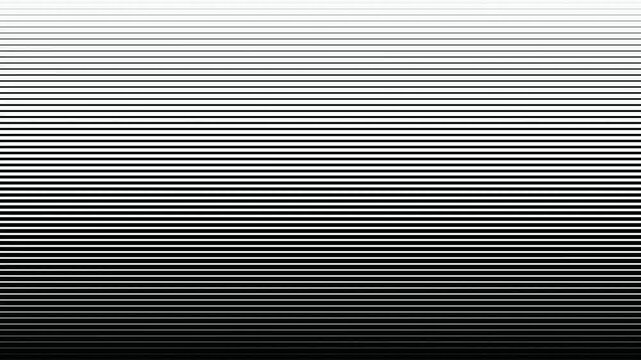 Halftone gradient parallel lines flowing seamless loop background