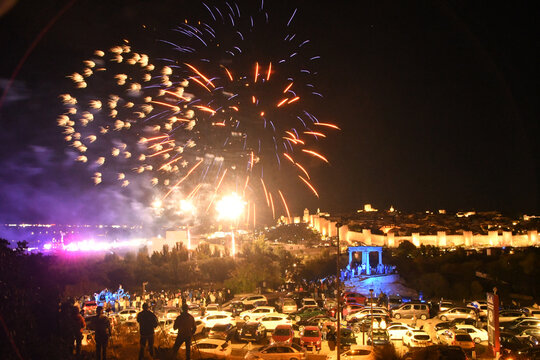 fuegos artificiales en avila