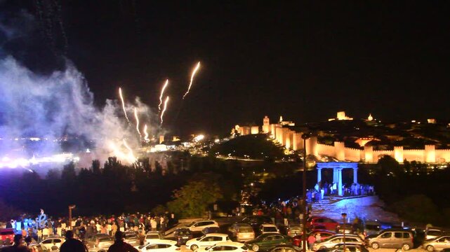 fuegos artificiales en avila