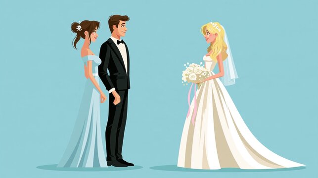 Torn between two brides a comical dilemma