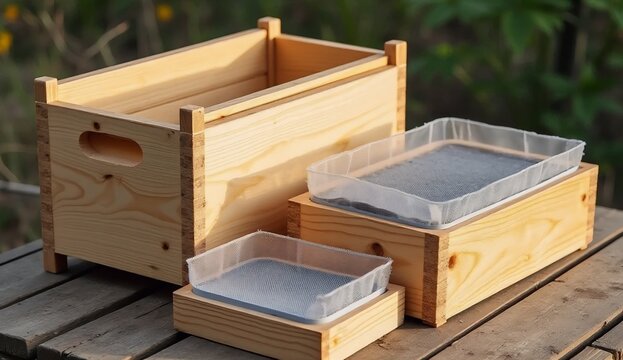 Modular beehive ventilation inserts with protective mesh and removable frames for managed hive airflow
