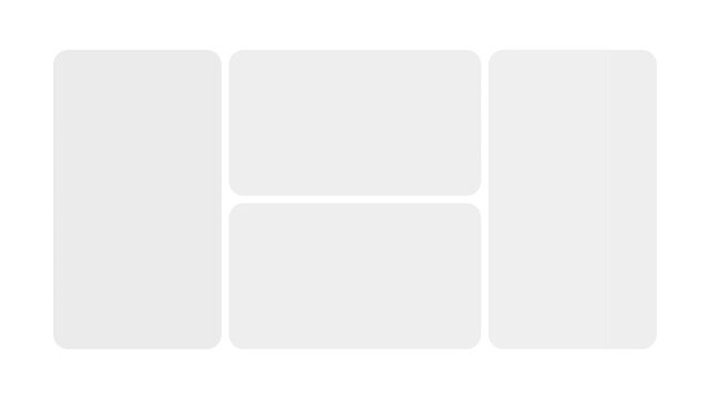 Smooth Glowing Tiles Bento Grid Skeleton Preloader Animation