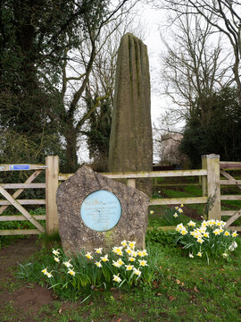 The Devils Arrows comprises of three impressive megaliths, two situated within a farmer's field and the third positioned just across a minor road. They are Bronze Age in origin.