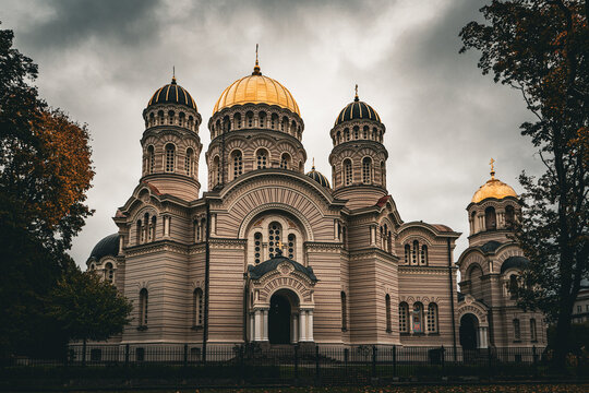 The Cathedral of the Nativity of Christ in Riga, Latvia