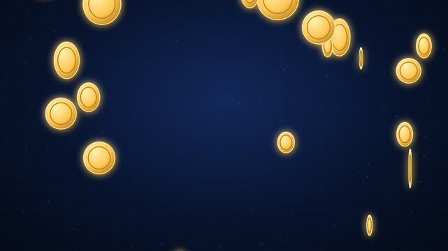 Abstract Financial Data and Growth Animation