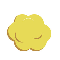 Png comic boom clouds sticker, transparent background © Rawpixel.com